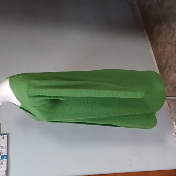 Henry New York 100% Wool long sweater size m green long sleeved button front - Picture 6 of 11